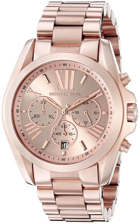 michael kors bradshaw watch rose gold review|rose gold watch with numbers.